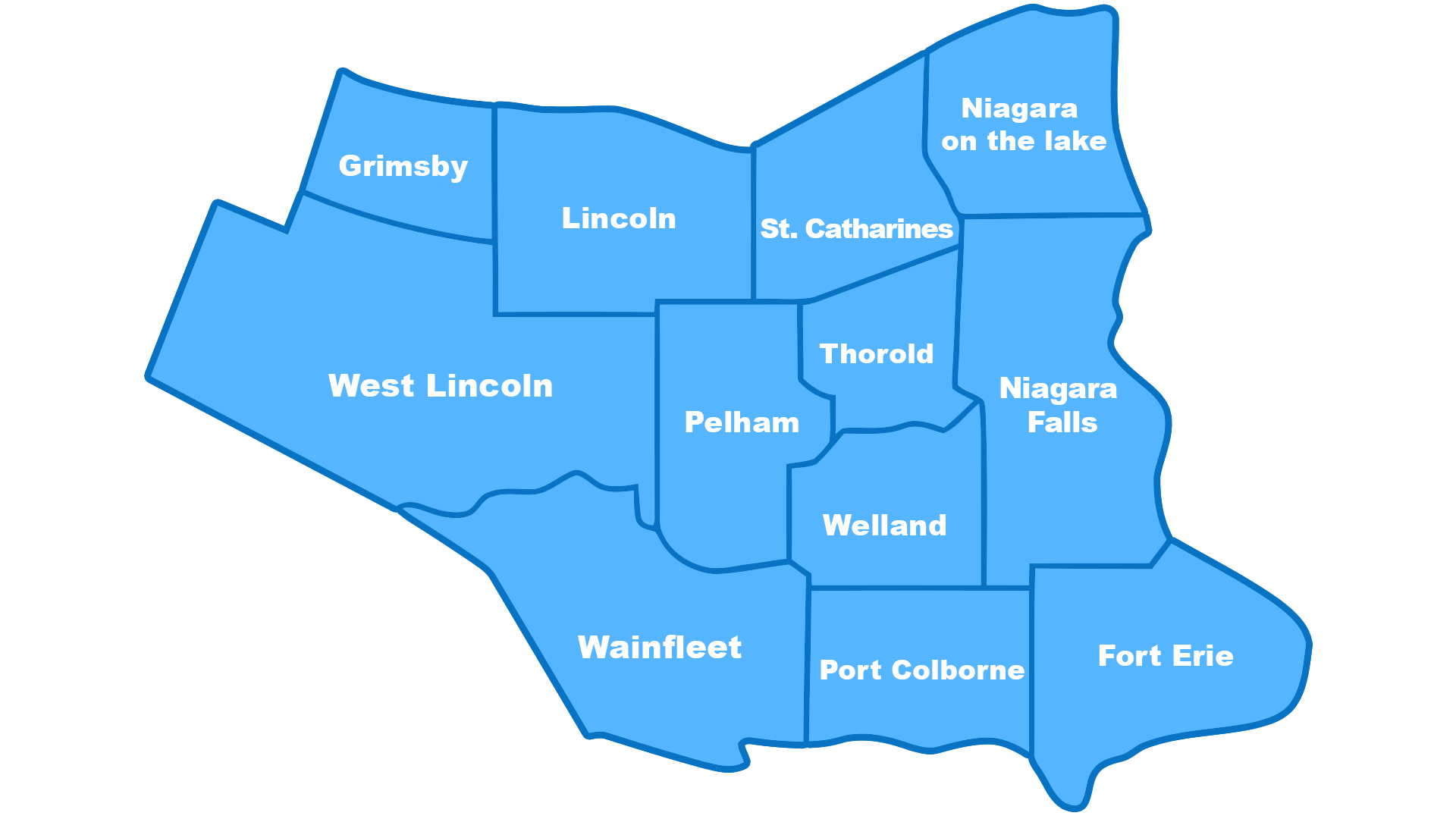 Niagara Region Map