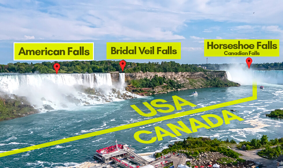 which is american falls and where is located with map pin mobile